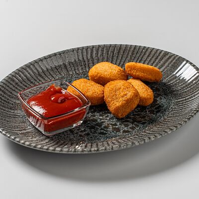 Наггетсы с кетчупом в Миндаль по цене 420 ₽