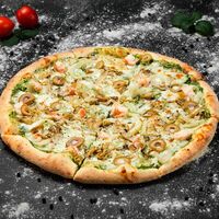 Пицца Морская с морепродуктами S в PIZZAZAVR