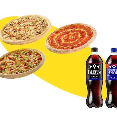 Зимний cет c Evervess Cola в Папа Джонс по цене 2690 ₽