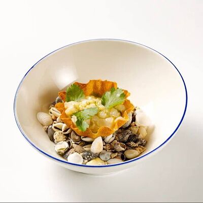 Севиче из морского гребешка в тарталетке в Mukka по цене 658 ₽