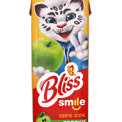 Сок Bliss smile Яблоко 0,22 л в Papa Johns по цене 7000 сум