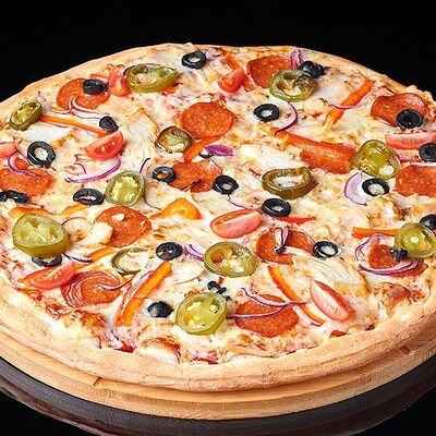 Пицца от Шефа в Экспресс cуши De Luxe по цене 1250 ₽