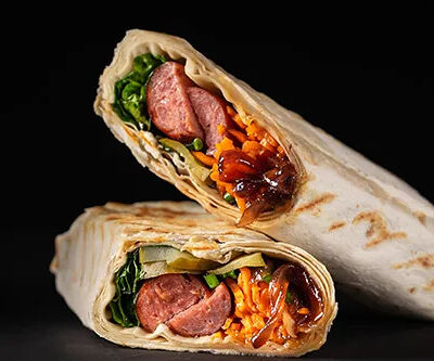 Хот-дог в лаваше в Шаверма на дровах ShawerWood по цене 315 ₽