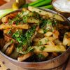Жареный картофель с луком и грибами в Ярды Superbar по цене 400