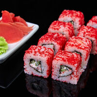 Ролл Калифорнийский с креветкой в Love Rolls