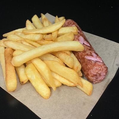 Картофель фри и сосиска в Бест Бургер и Гриль по цене 270 ₽