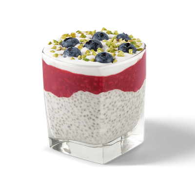 Кокосовый чиа пуддинг с малинойв STARS COFFEE по цене 365 ₽