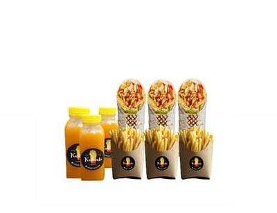 Турецкий сет На троих в Кебаб в лаваше по цене 1199 ₽