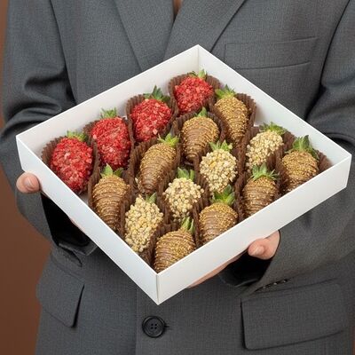 Клубника в шоколаде Moon (16-20 шт.) в Luna-Клубника в шоколаде по цене 2990 ₽