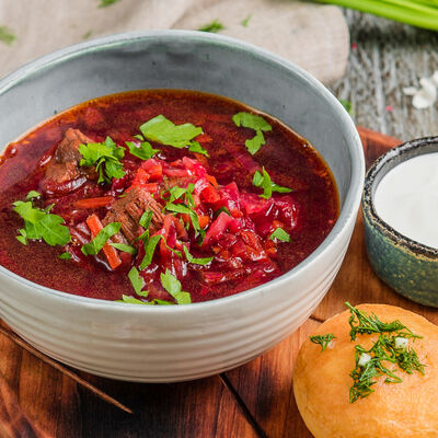 Борщ московский в Пряности & Радости на Московском по цене 390 ₽