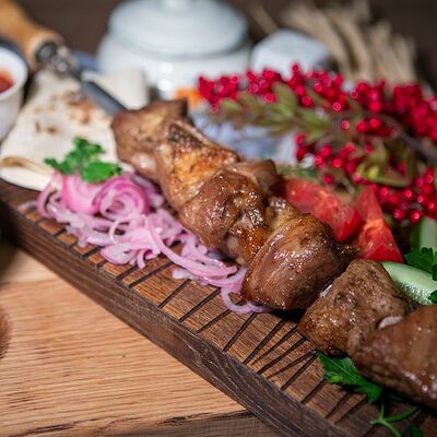 Шашлык из свинины в Гриль house по цене 590 ₽