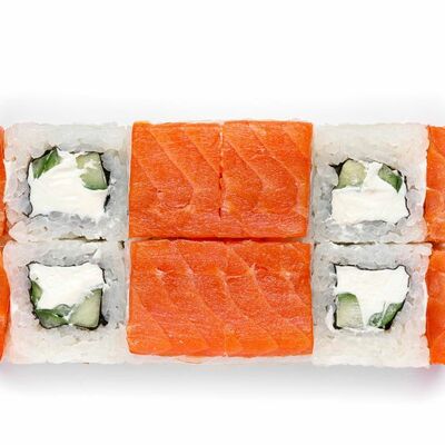 Филадельфия с копченым лососем лайт в KOP KOP Sushi по цене 2874 ₸