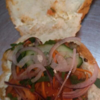 Гамбургер со свининой в ШАУРМА НА РОДИНЕ по цене 180 ₽