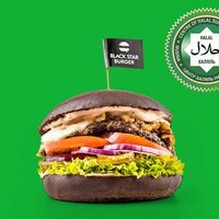 Бургер Грибной халяль в Black Star Burger