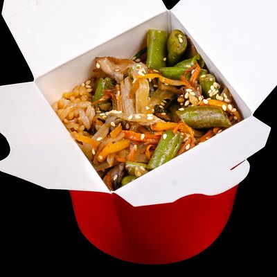 Wok с овощами в Суши-бар Кингё по цене 340 ₽