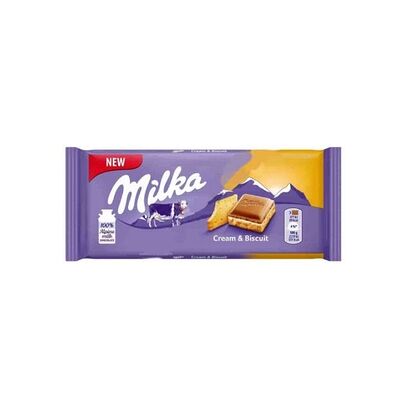 Шоколад молочный Milka Cream & Biscuit в Азиатский DUTY FREE по цене 355 ₽