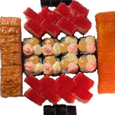 Новинка Сет с Лососем в Паприка по цене 3450 ₽