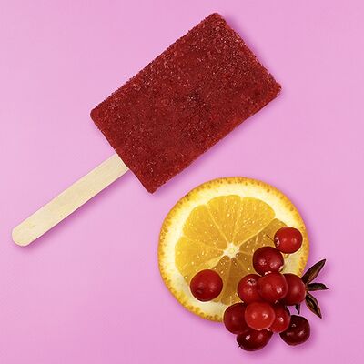 Замороженный натуральный чай БедьянТи с клюквой, бадьяном и апельсином в Vibecream мороженое по цене 349