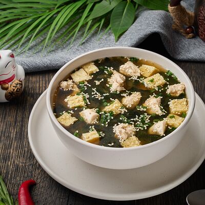 Мисо суп с курицей в Кухня МОМО по цене 399 ₽