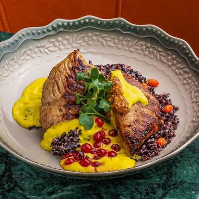 Индейка в соусе горгонзола в Orengo food по цене 740 ₽