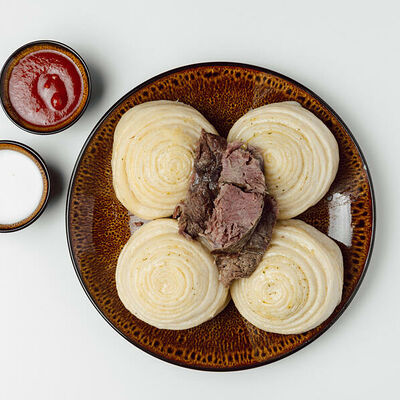 Хинкал Даргинский с мясом в Юрта Дагестанская кухня по цене 790 ₽