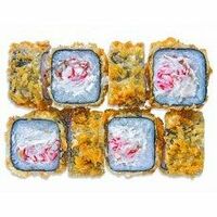 Теплый темпура ролл с крабом 8 шт в Маленькая Флоренция