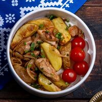 Оджахури с курицейв Хачапури Марико