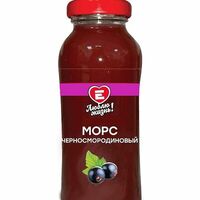 Морс Люблю жизнь черносмородиновыйв стеклянной бутылке в Европа