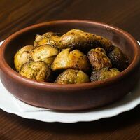 Шампиньоны на мангале в Хинкали-Дали