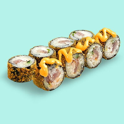 Ролл Фьюжн темпурный в Khaki Sushi по цене 425 ₽
