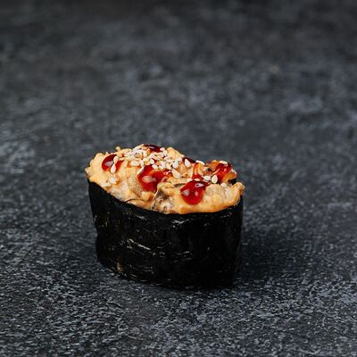 Спайси-гункан с угрём в Суши скат по цене 240 ₽