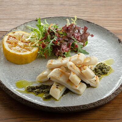 Дальневосточный кальмар гриль в Русская рыбалка по цене 1960 ₽