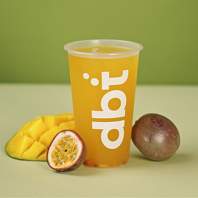 Вайб Манго-маракуйя Обьем M (маленький) в Double bubble tea по цене 610 ₽