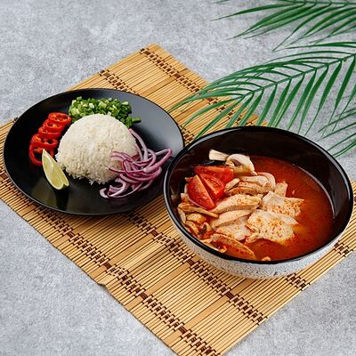 Суп Том ям с курицей в Братья Ву по цене 500 ₽