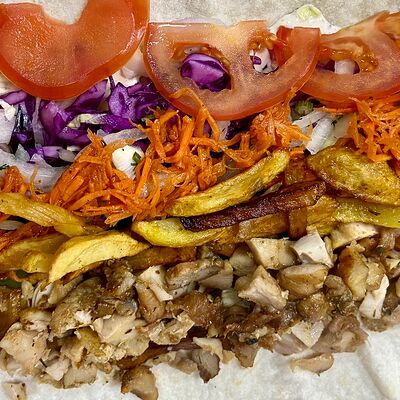 Шаверма со свининойв Шаурма по цене 490 ₽