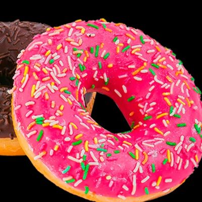 Донат клубничный в Курочка рядом по цене 129 ₽