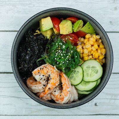 Поке с креветками в Хорошие руки Рыба по цене 1090 ₽