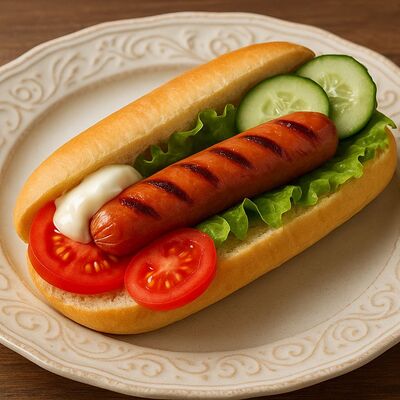 Хот-дог классический в Уголок Вкуса шаурма в кляре по цене 299 ₽