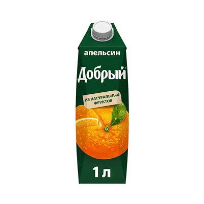 Сок Апельсиновый Добрый в 10 вкусных пицц по цене 249 ₽