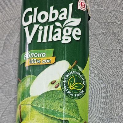 Сок Global Village Яблоко в Райский дворик по цене 250 ₽