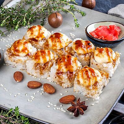 Нежный с креветкой в Дом роллов по цене 241 ₽