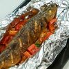 Форель, запеченная с овощами в фольге в Реверанс по цене 420