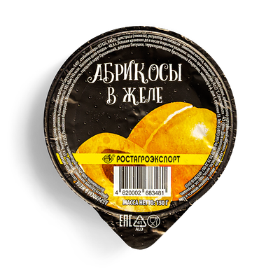 Абрикосы в желе в Кухня на районе по цене 69 ₽