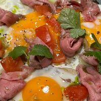 Яичница по-деревенски из 3-х яиц в Марсала