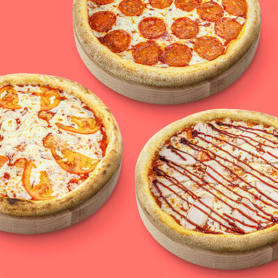 Сет 3 пиццы на выбор в Додома по цене 1689 ₽