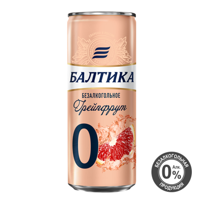 Балтика №0 безалкогольное грейпфрут в Жар Пицца по цене 99