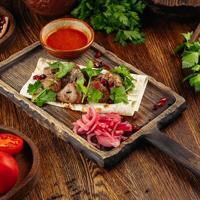 Шашлык из свинины в Гуру по цене 1010 ₽