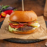 BBQ бургер в Loft pub