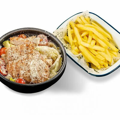 Цезарь и хрустящий картофель в Mama Pizza по цене 780 ₽