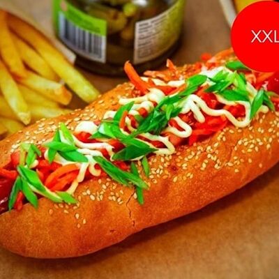 Хот-дог Калибр в Bullet burger по цене 391 ₽